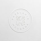 Selo Branco em Alto Relevo personalizado