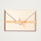 Conjunto de correspondência risca azul marinha