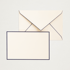 Conjunto de correspondência risca azul marinha