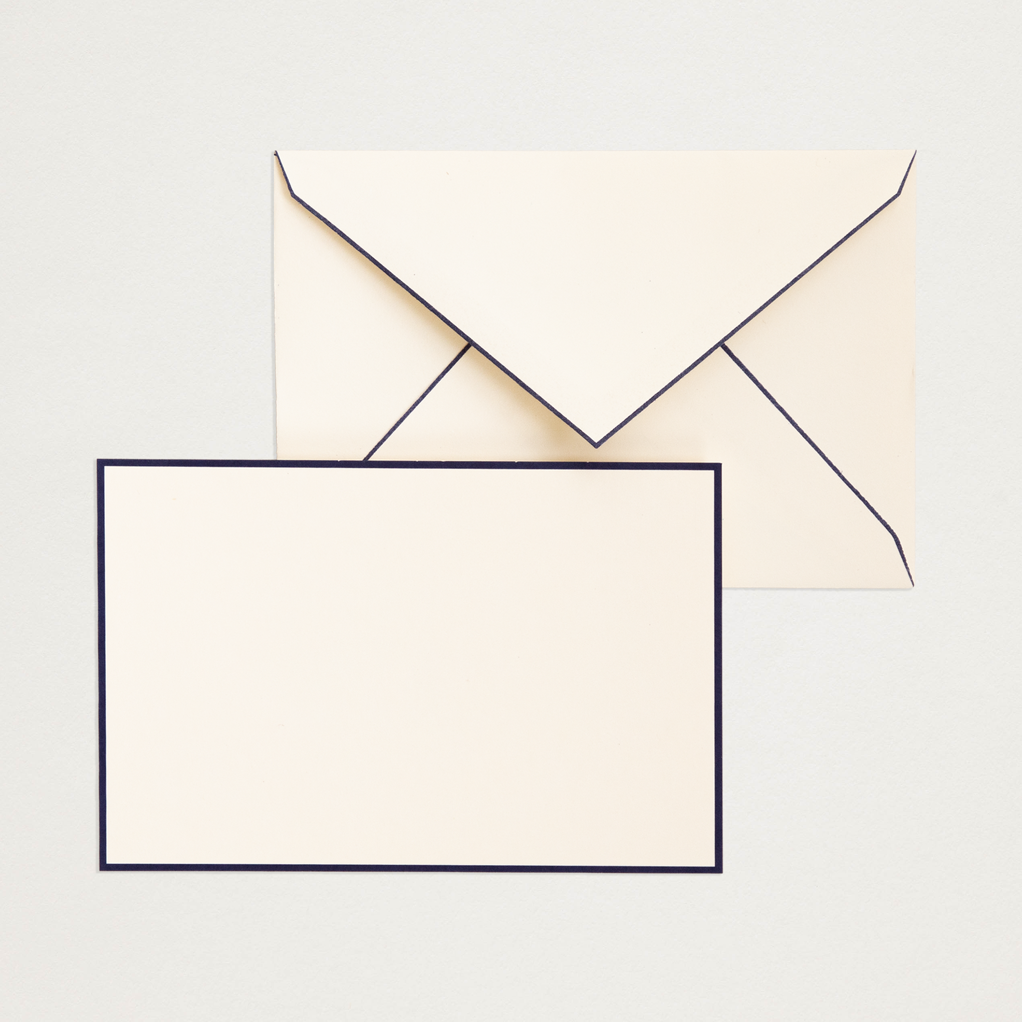 Conjunto de correspondência risca azul marinha