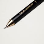 Gel pen with wooden barrel