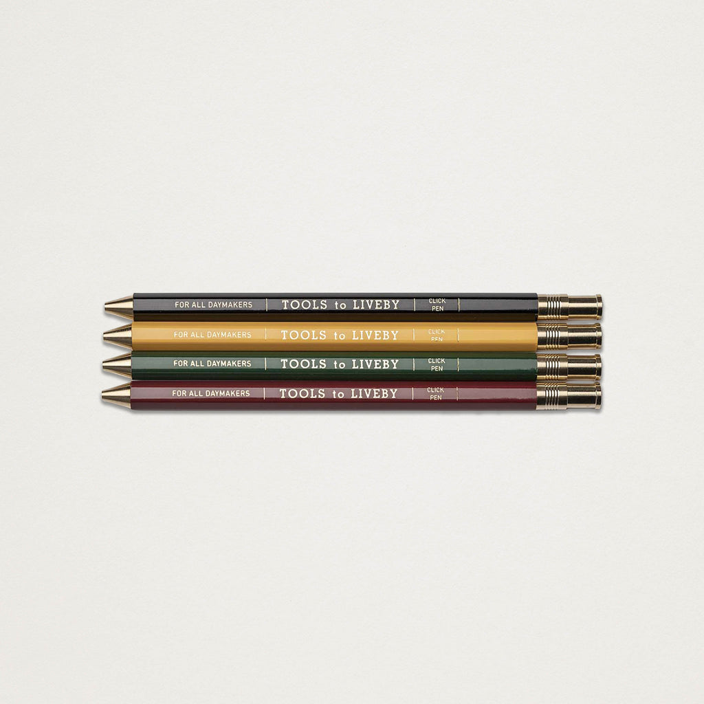 Gel pen with wooden barrel