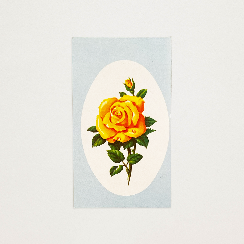 Bloco mini com Flores vintage