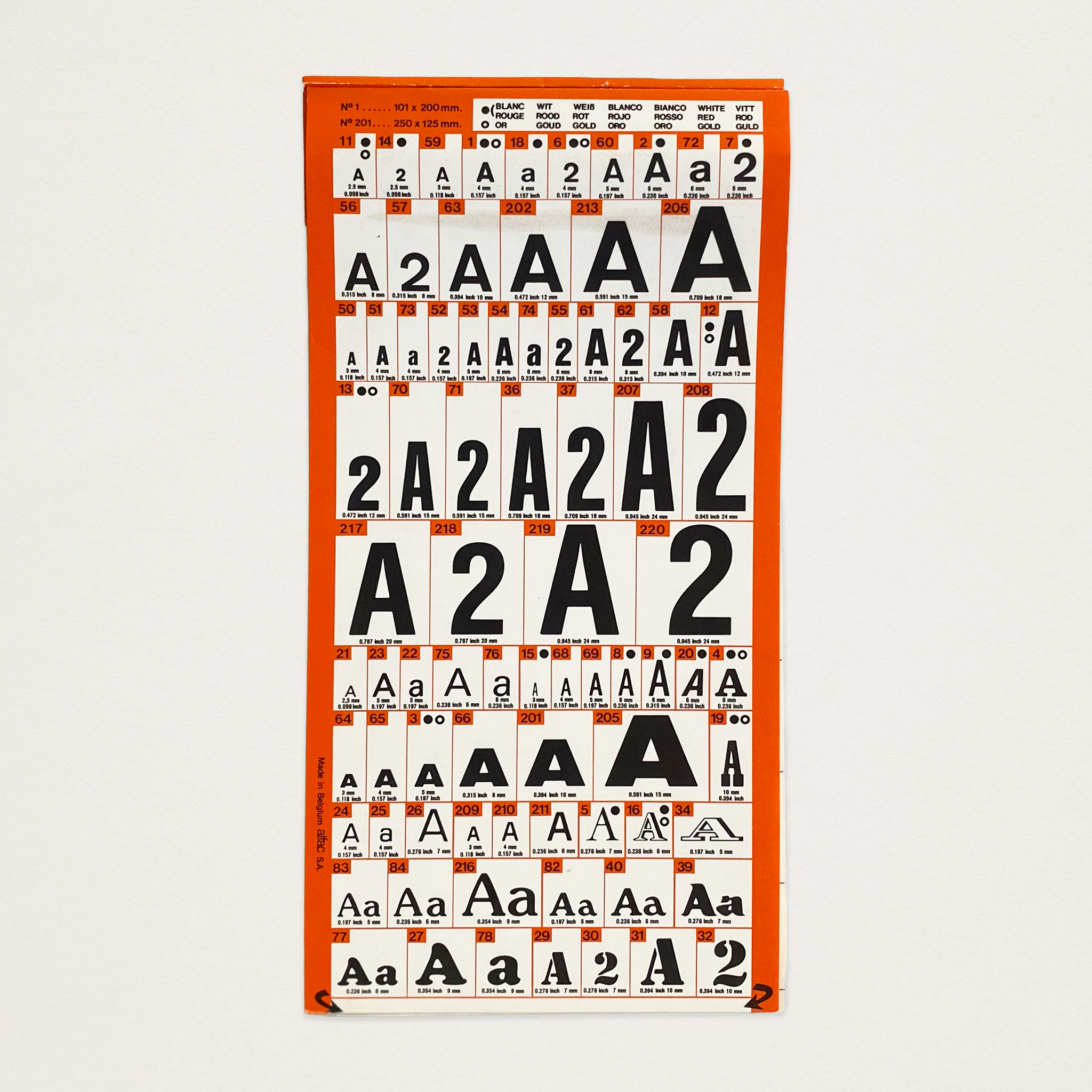 Decadry Alfabeto sem serifa