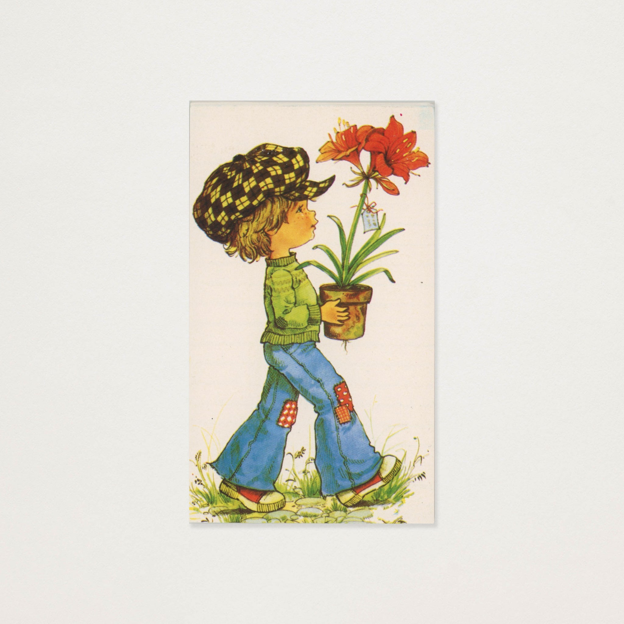 Bloco mini com Figuras Vintage