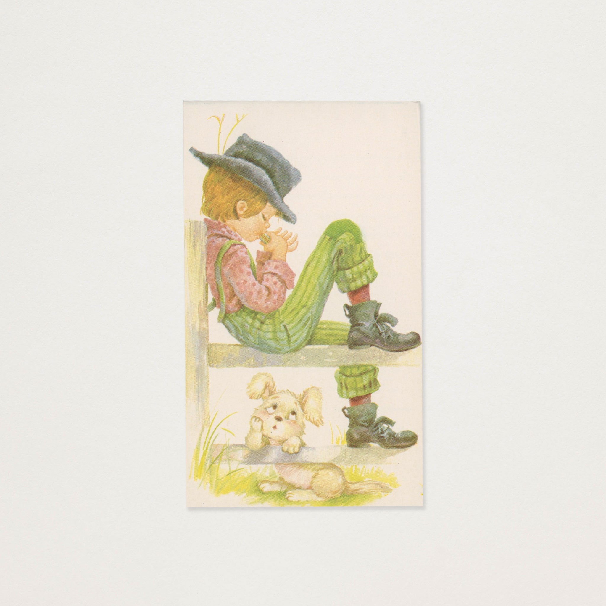 Bloco mini com Figuras Vintage