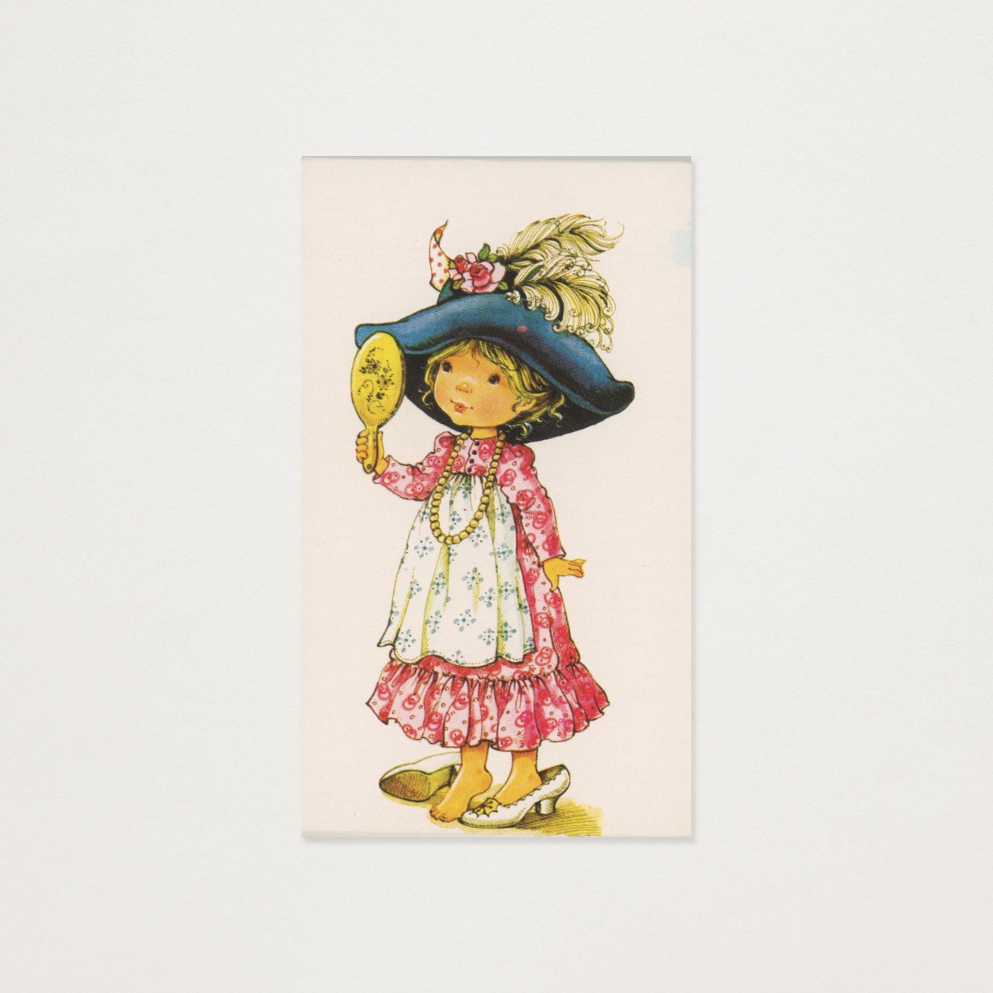 Bloco mini com Figuras Vintage