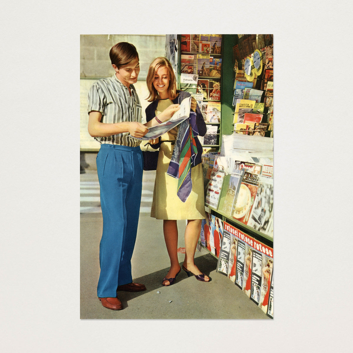 Postais vintage casais • Anos 70