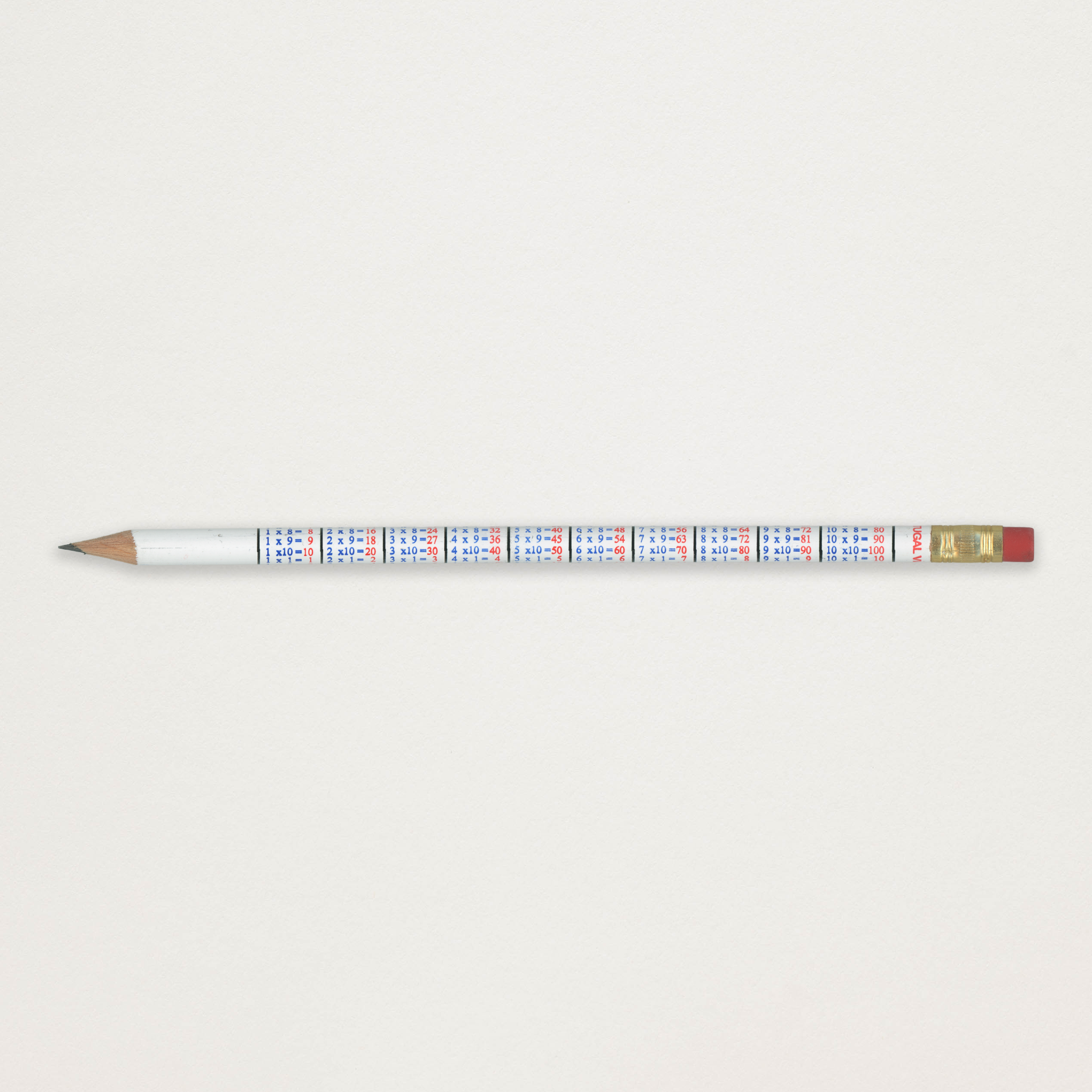 Lápis Tabuada  HB2 com borracha