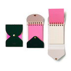 Bloco argolas verde com bolsa