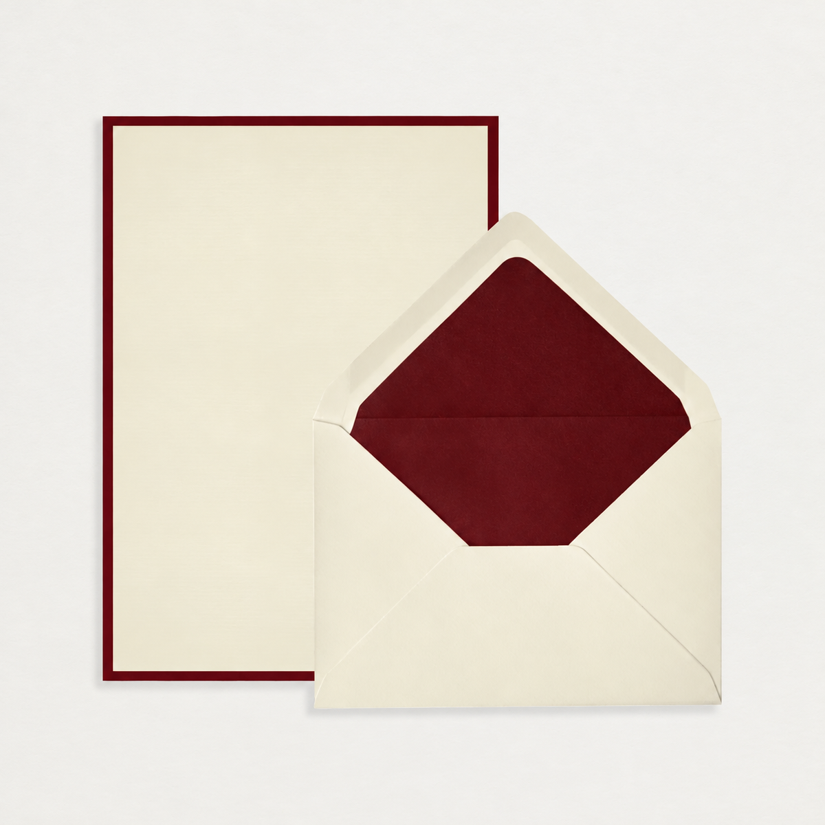 Pasta com papel de carta + envelopes A5 (x8)